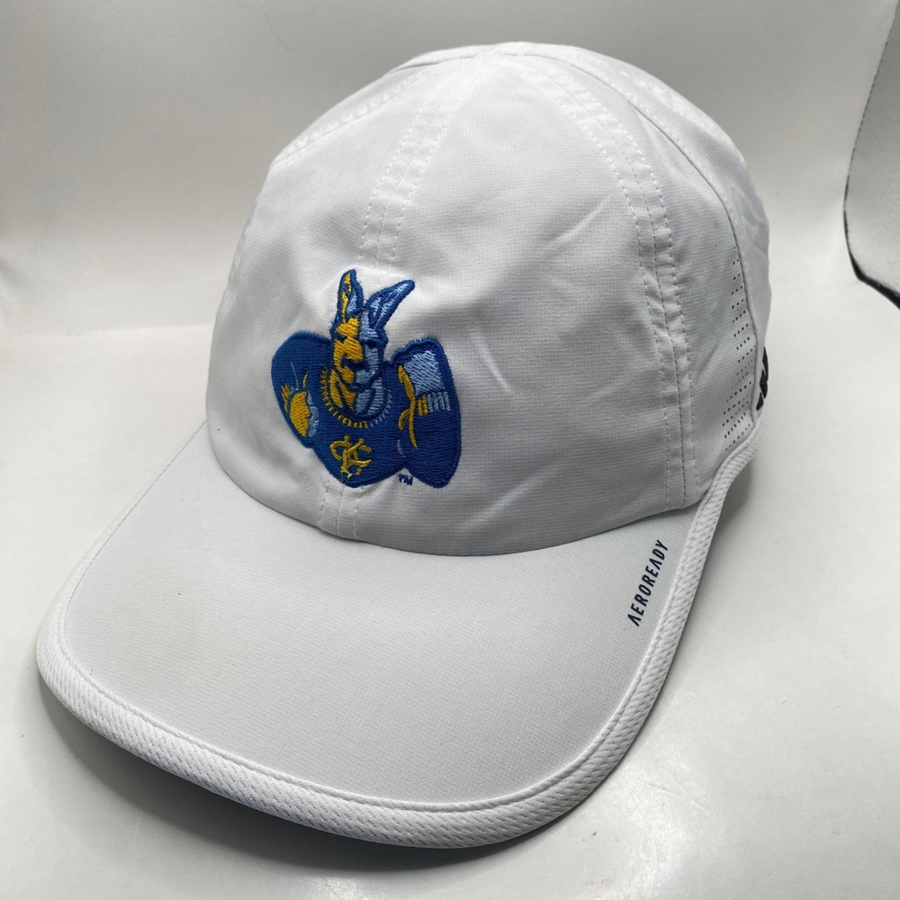 UCSC BANANA SLUGS Adidas Aeroready Hat Cap Mens Womens White Performance Stretch